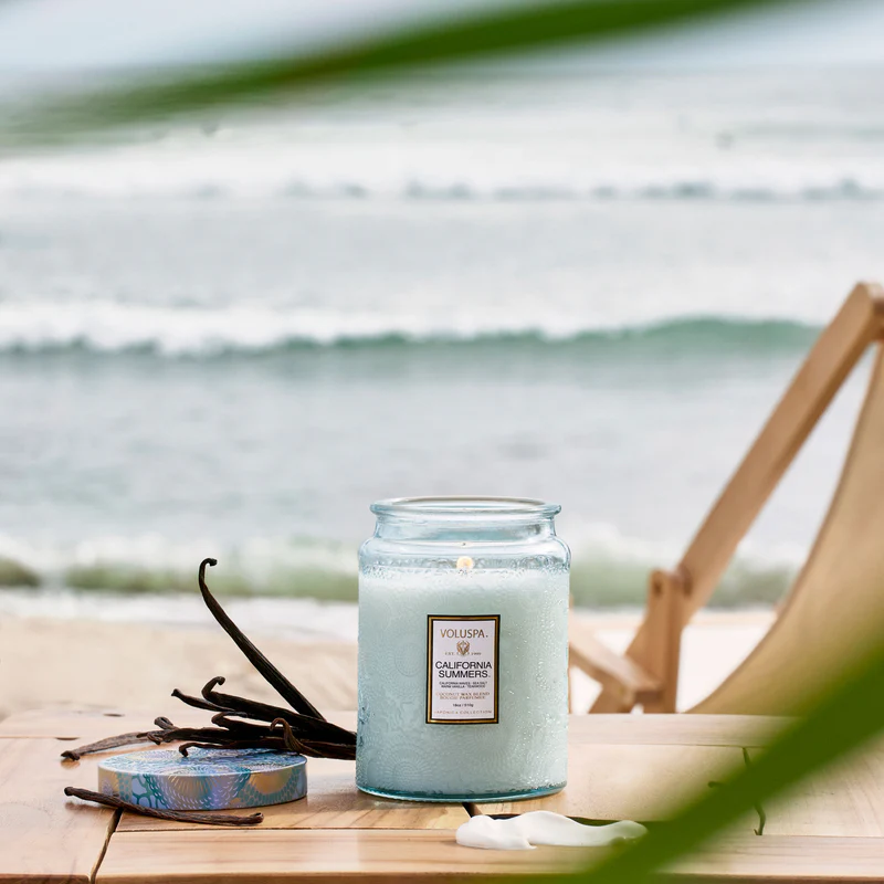 Large Jar Candle California Summers 18oz