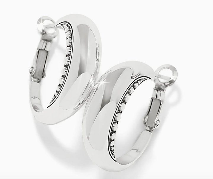 Pretty Tough Arch Hoop Earrings Silver OS