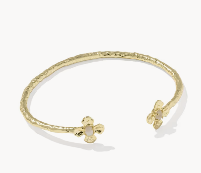 Leanne Cuff Bracelet Gold Natural MOP