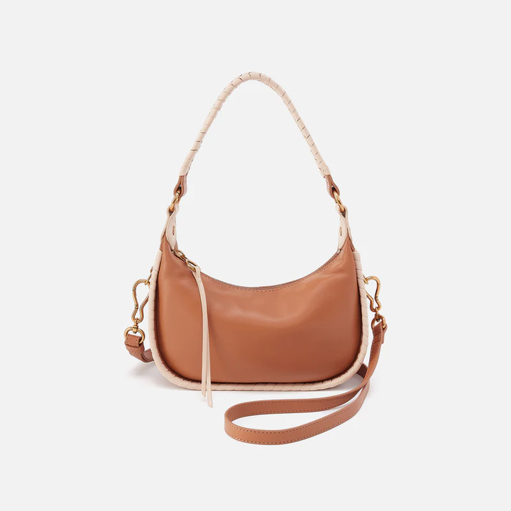 Mia Crescent Small Hobo Warm Cashew