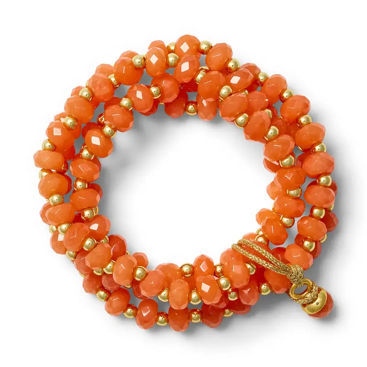 Orange Crush Sally Stacking Bracelet