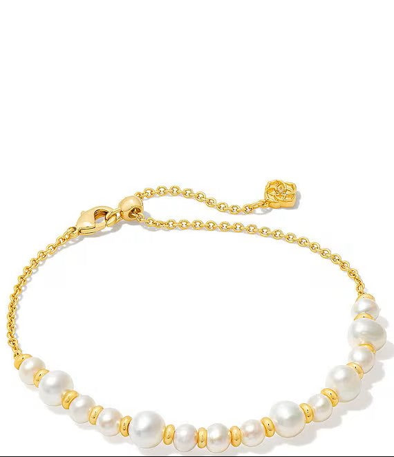 Jovie Beaded Delicate Chain Bracelet
