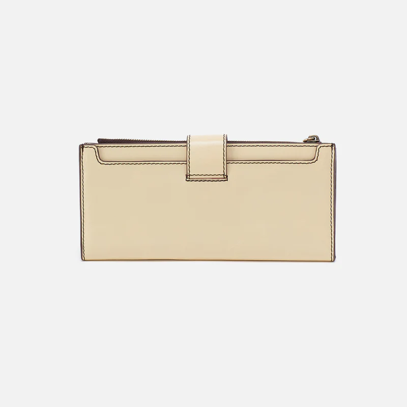 Dunn Continental Wallet Polished Leather Butter Yellow