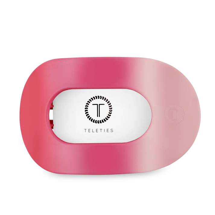 Large Flat Round Clip Kiss and Tell