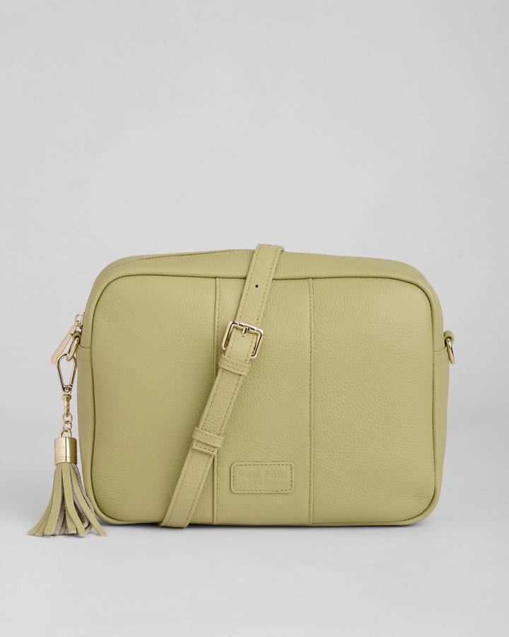 Pom Pom London City Plus Bag Pale Fern