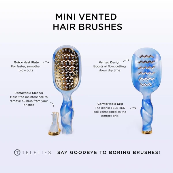 Mini Vented Hair Brush Tide &amp; True