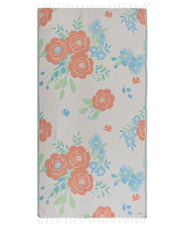 Botanical Turkish Beach Towel