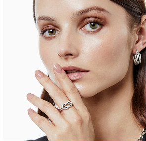 Interlok Harmony Ring Silver 9