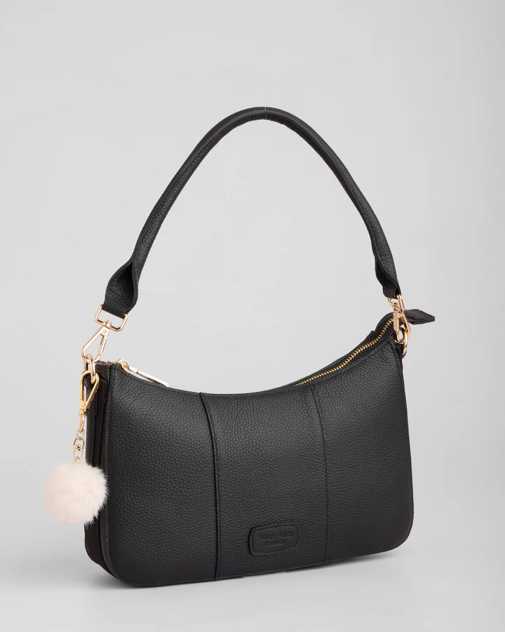 Pom Pom London Edgware  Bag Black