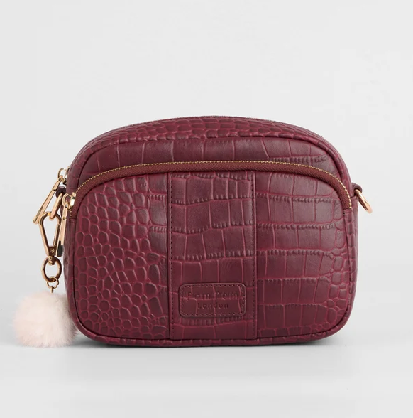 Pom Pom of London Original Croc Red Mahogany