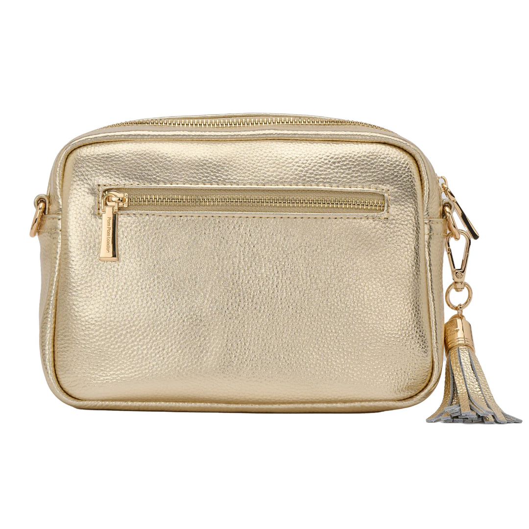 City Bag Metallic Gold