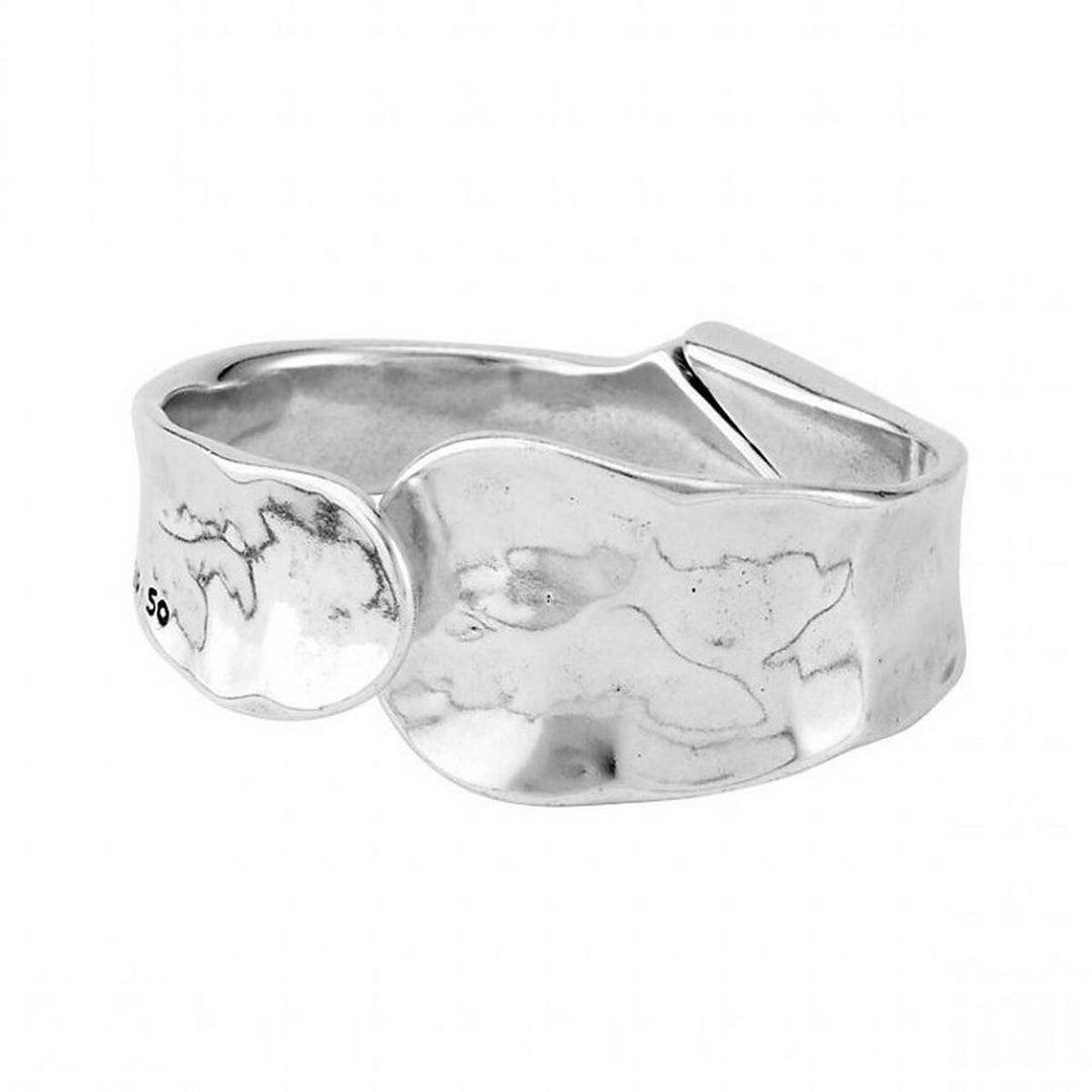 Waves Minimalist Bangle Bracelet