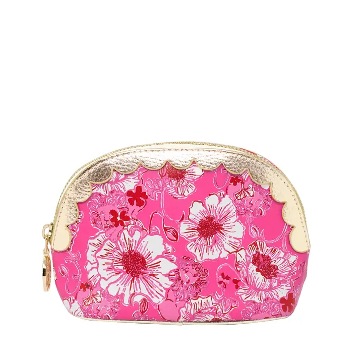 Scallop Pouch Set Glowing Gardens Feeling Poppy