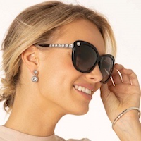 Twinkle Link Black Sunglasses