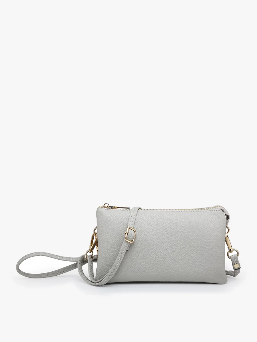 Riley Crossbody/Wristlet in Grey