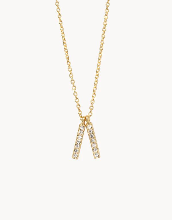 Sea La Vie Necklace 18" Lean On Me/ Double Bars