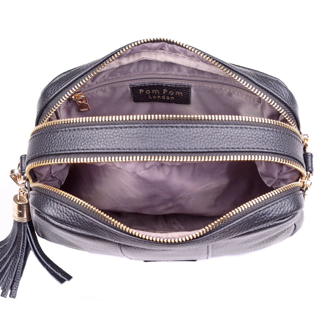 Pom Pom London City Duo Bag Black