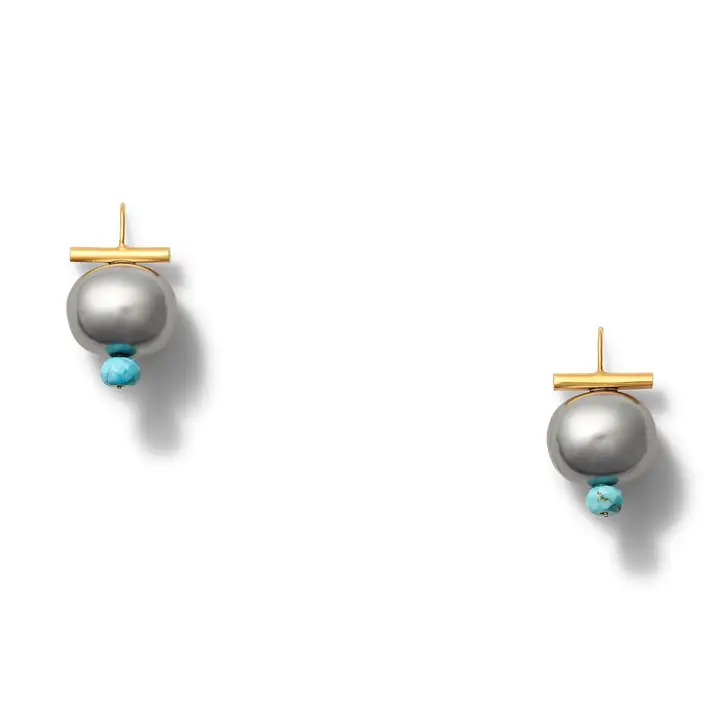 Turquoise Dove Pebble Dot