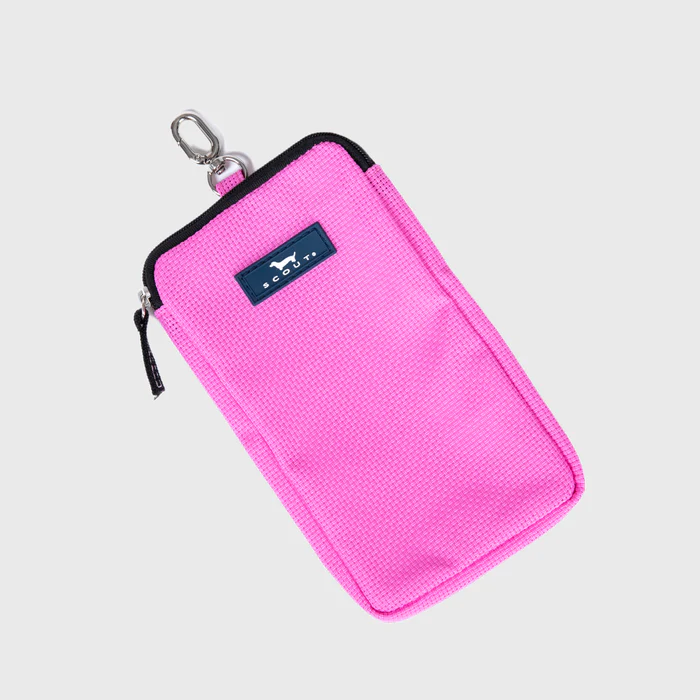 Call Me Maybe  Phone Pouch Red Violet Woven