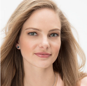 Twinkle Black Mini Post Earrings
