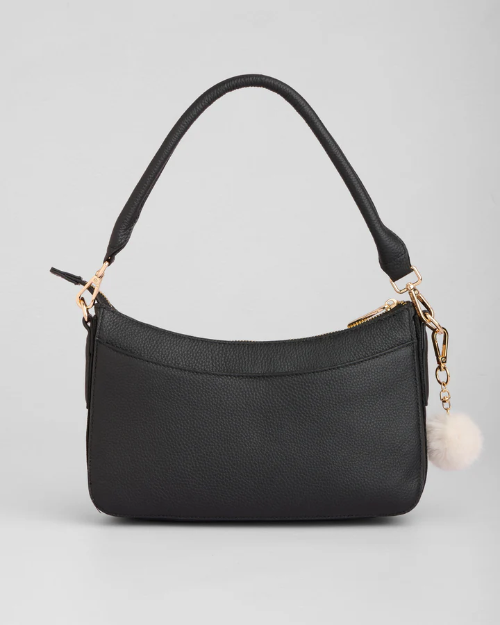 Pom Pom London Edgware  Bag Black