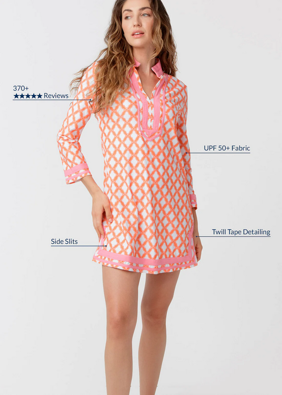 Sunset Oasis Tunic Dress