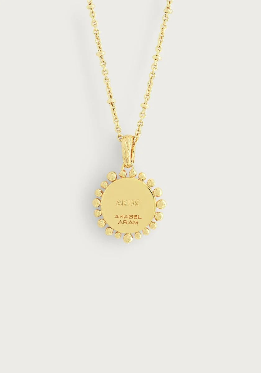 Anabel Aram Zodiac Pendant Necklace Aries