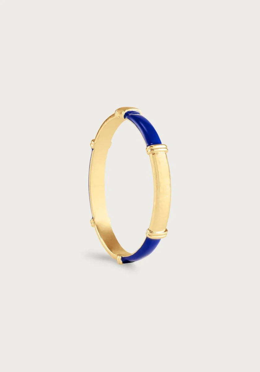 Anabel Aram Forza Hinged Bangle Lapis