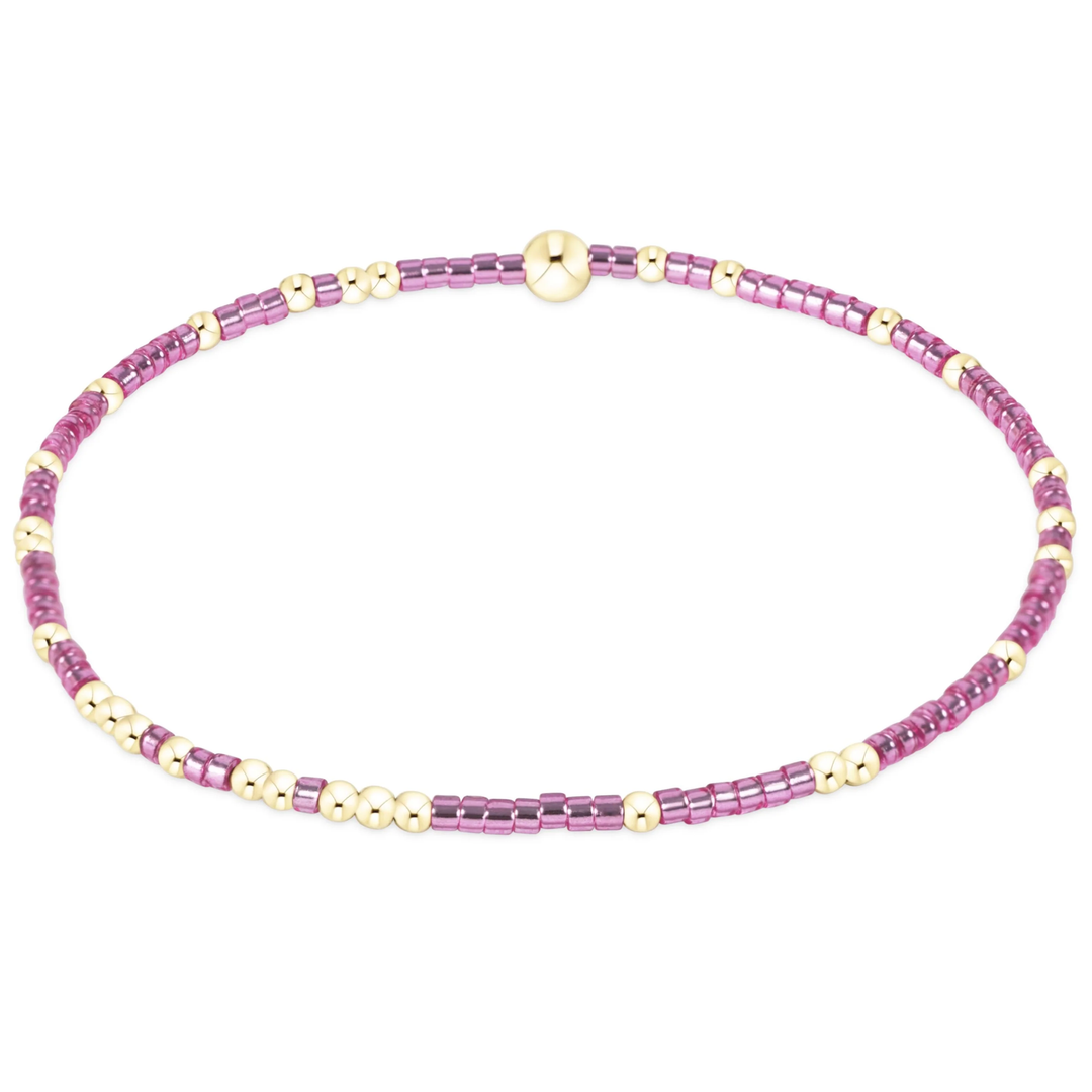Hope Unwritten Bracelet Pink Metallic