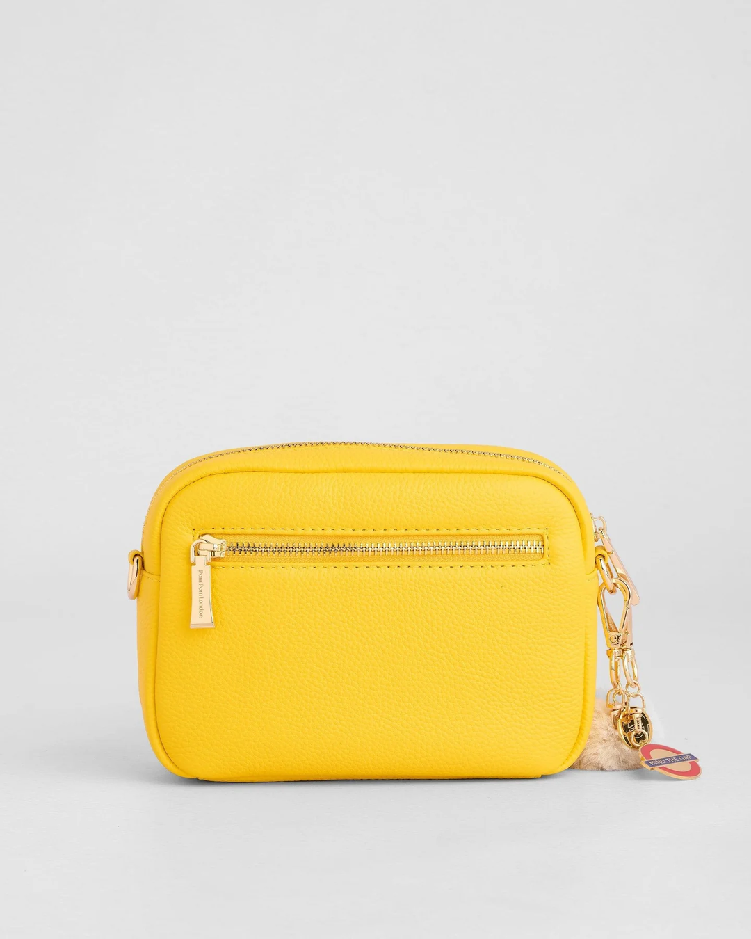 Pom Pom Original Bag with Special Keyring and Dust Bag Circle Line Yellow