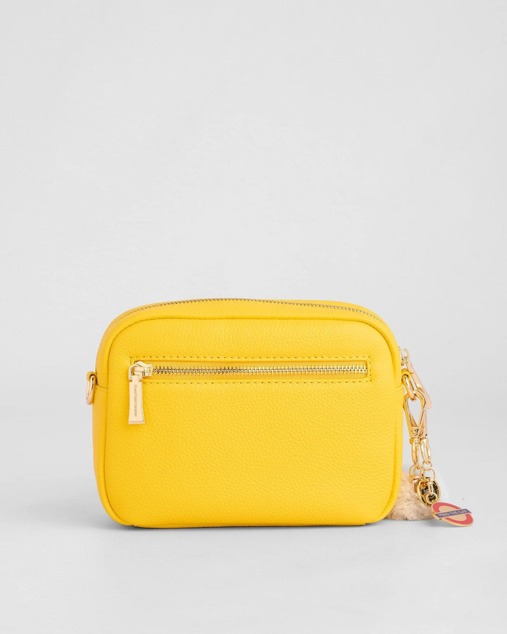 Pom Pom Original Bag with Special Keyring and Dust Bag Circle Line Yellow