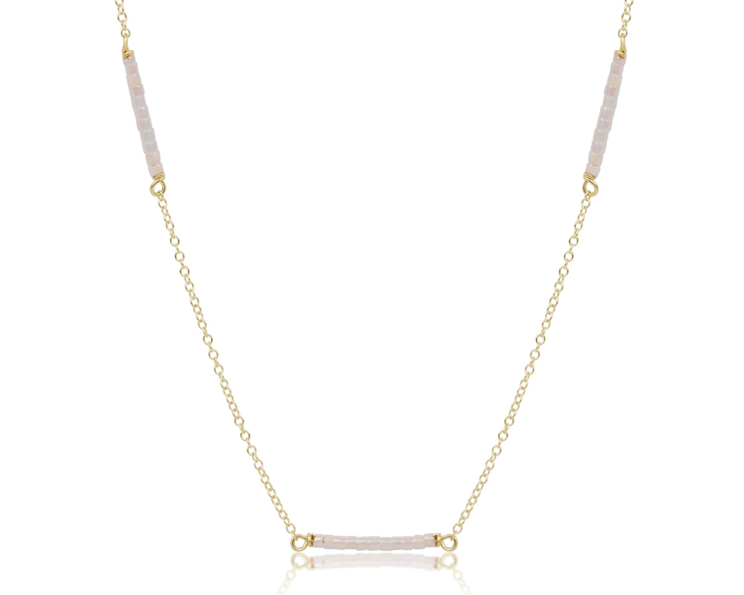 Simplicity Hope Bliss Choker 15in Silky White