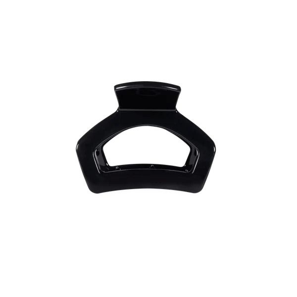 Open Jet Black Petite Hair Clip