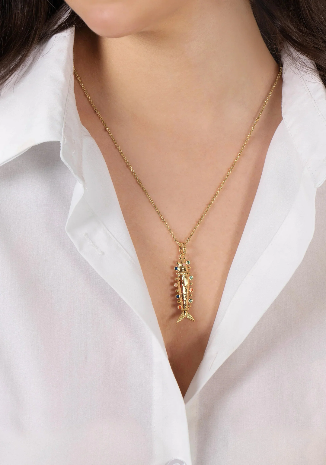 Anabel Aram Medium Fish Charm