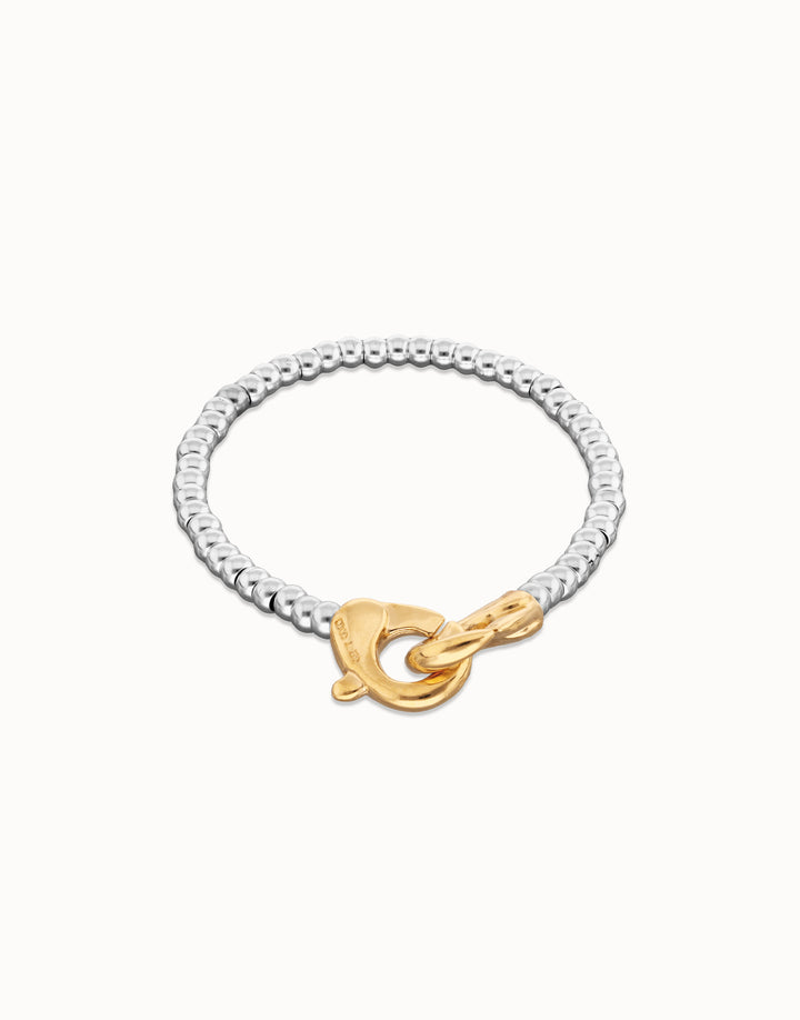 Ser Inseparable Beaded Bracelet with Carabiner Clasp