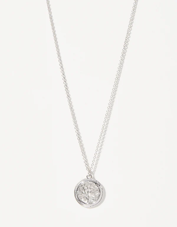Sea La Vie Necklace 18" Flourish/Tree of Life Silver