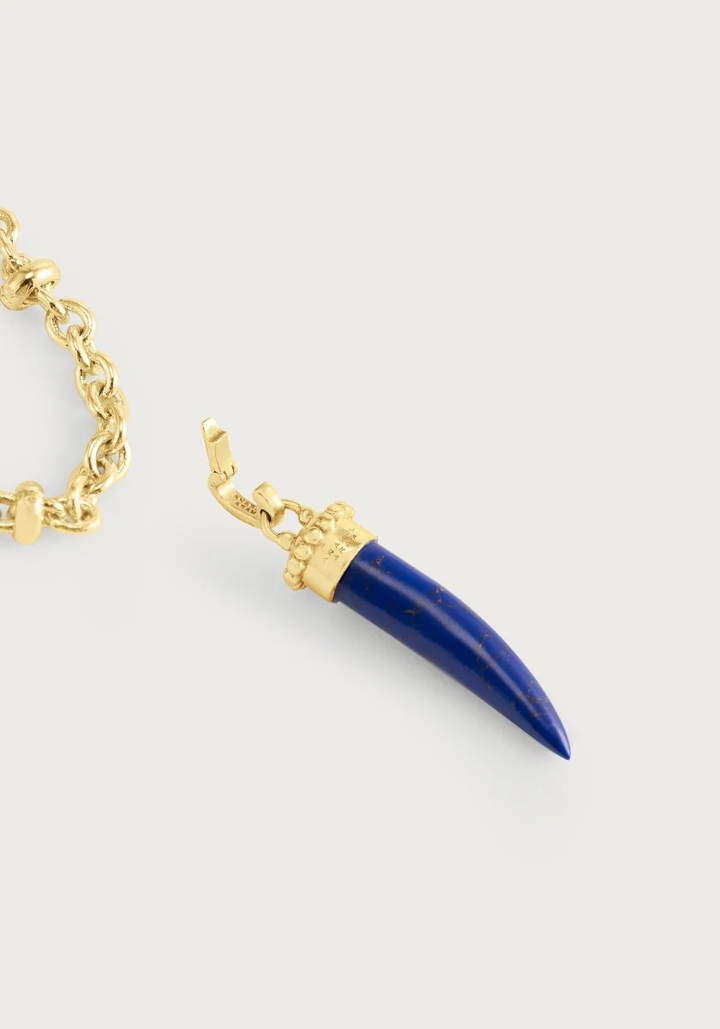 Anabel Aram Forza Stone Horn Charm Lapis
