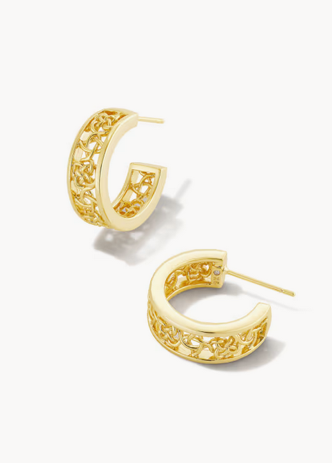 Kelly Huggie Earring Gold Metal