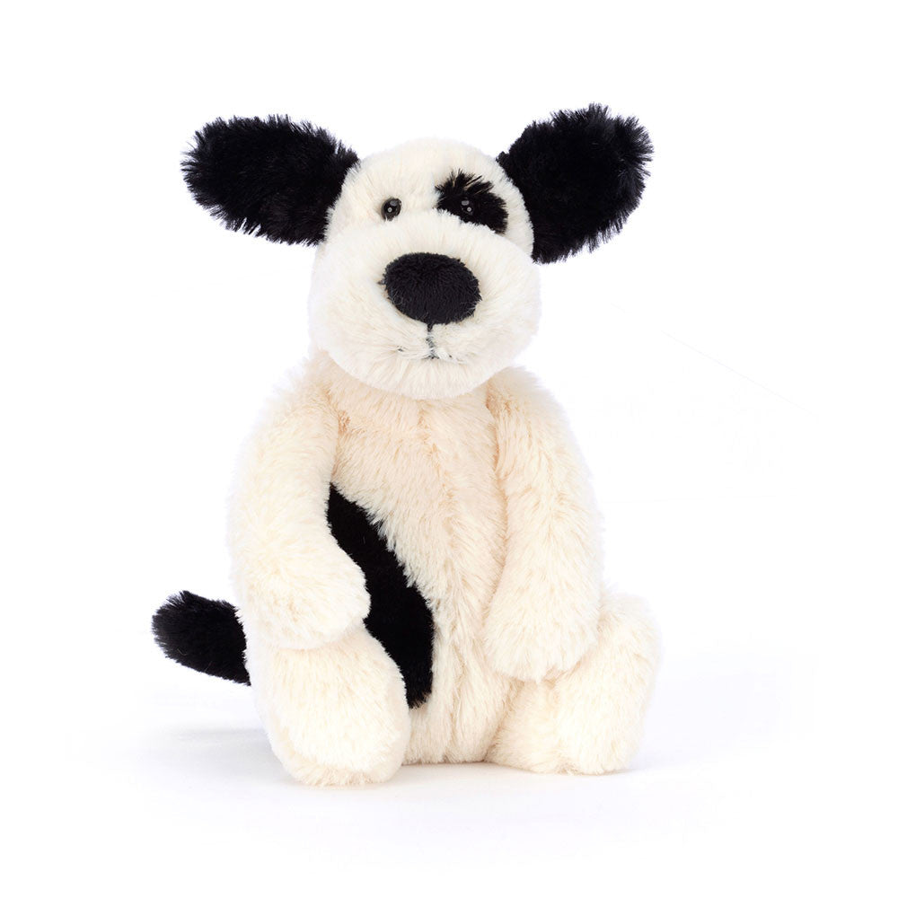 Bashful Rufferty Black &amp; Cream Puppy Small