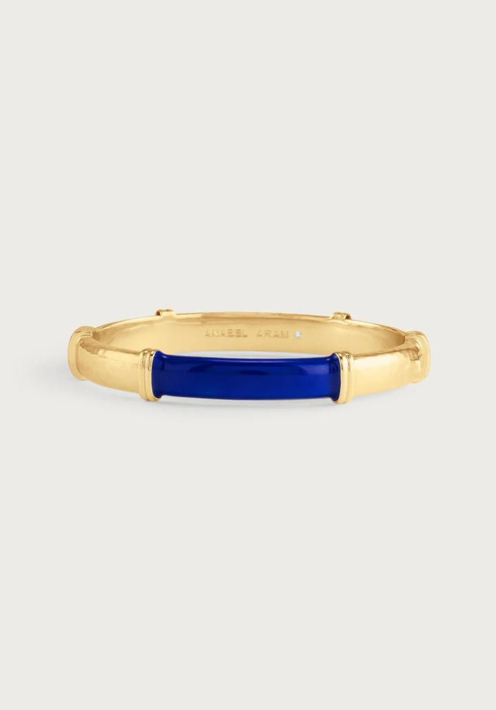 Anabel Aram Forza Hinged Bangle Lapis