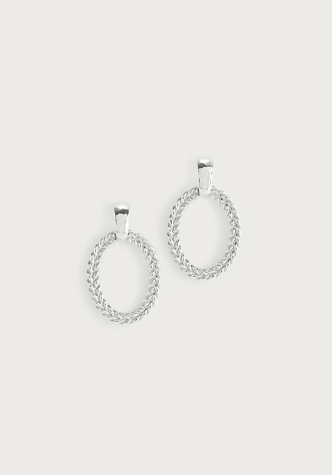 Anabel Aram Cheval Ring Earrings Silver