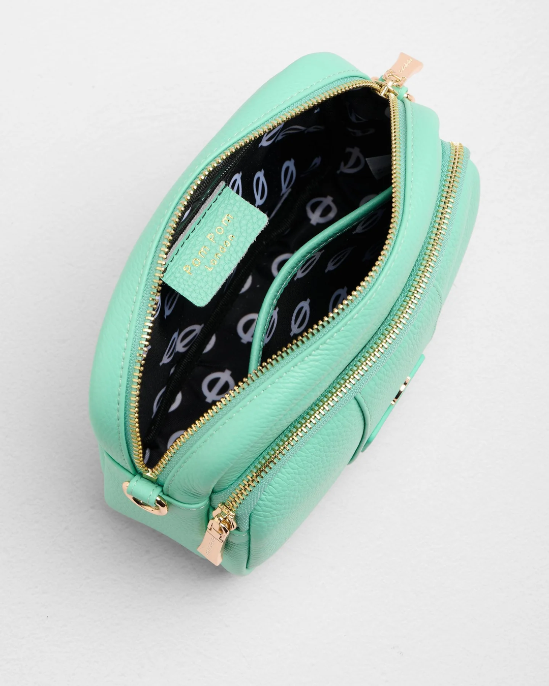 Pom Pom London Original Bag Waterloo and City Line Aqua