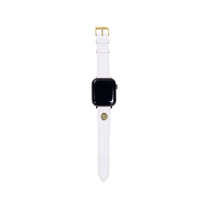 Leather Apple Watch Band Resort White
