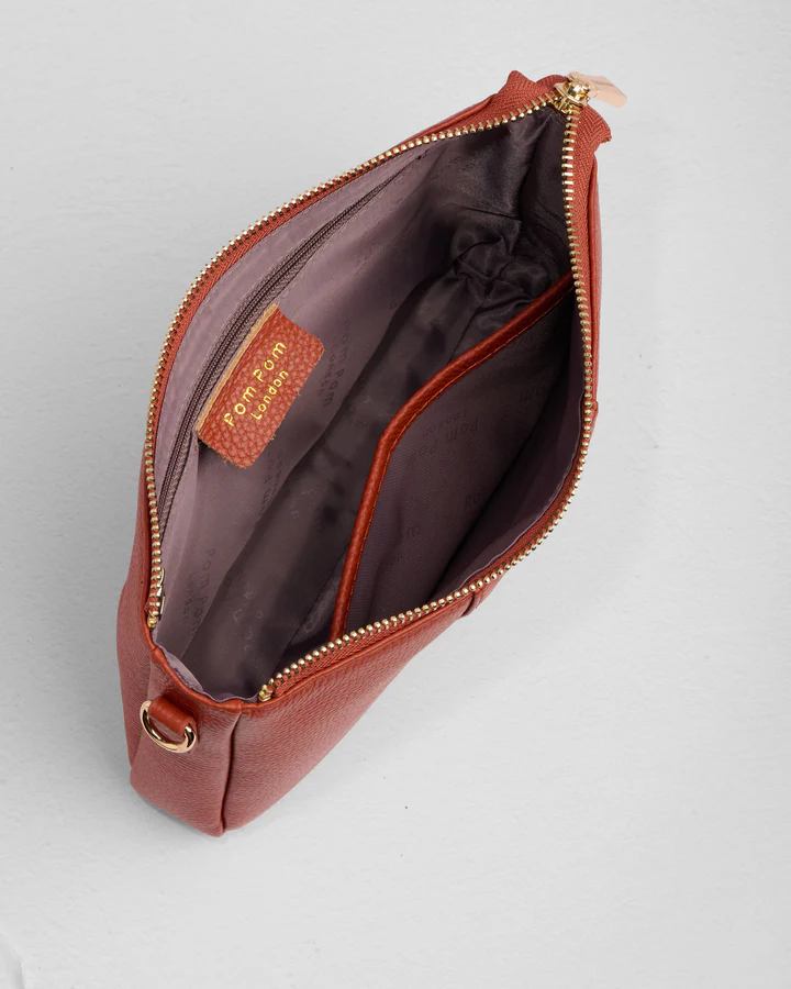 Pom Pom London City Slim Bag Burnt Orange