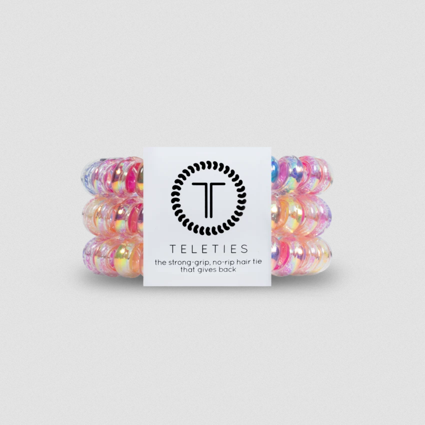 3 Pack Hair Ties Large Eat Glitter for Breakfast