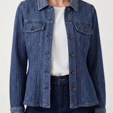 Fit and Flare Trucker Jacket