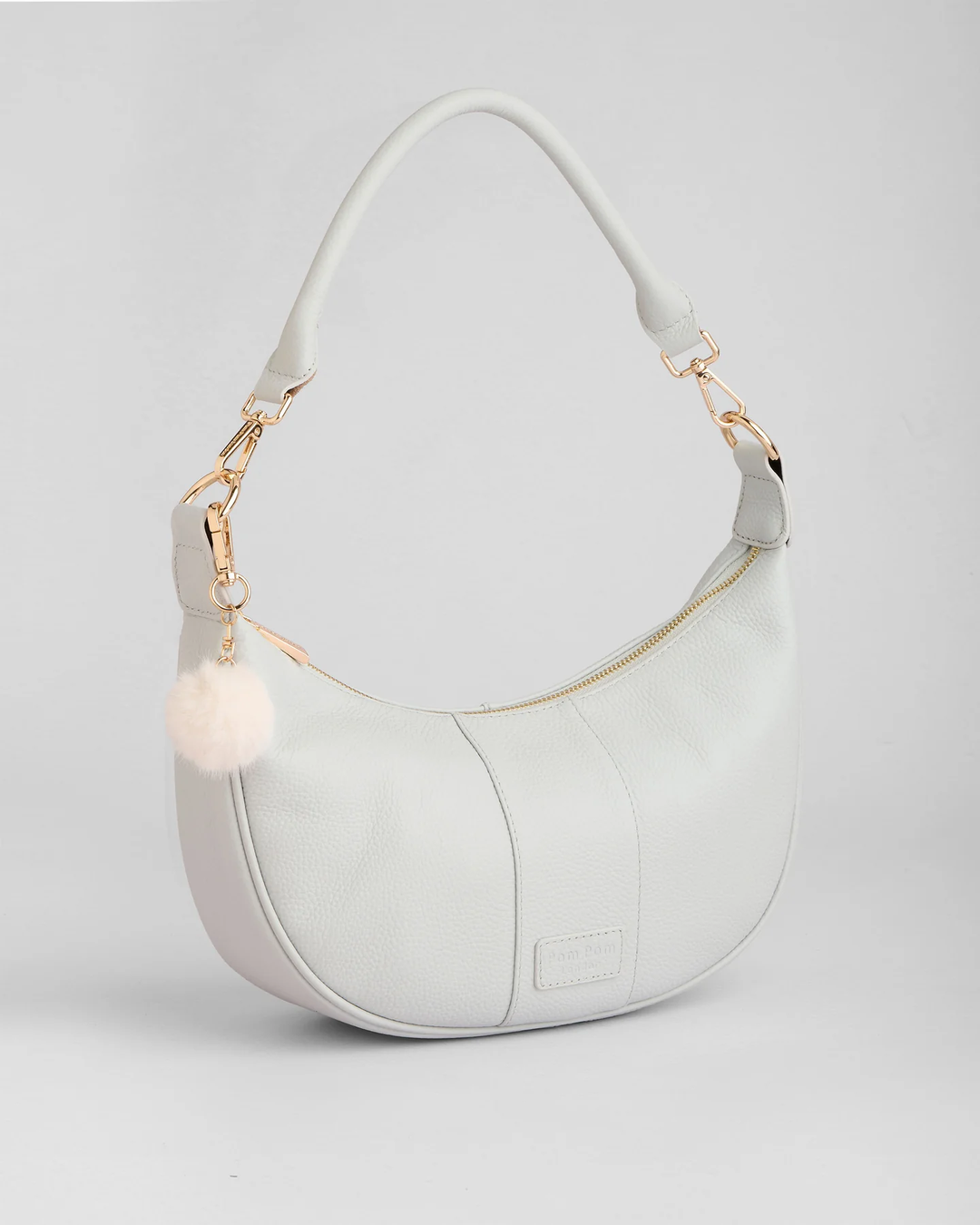 Pom Pom London Sutton Sling Bag Salt Grey