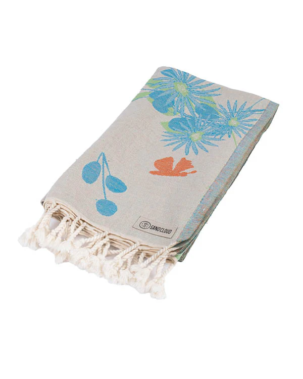 Botanical Turkish Beach Towel