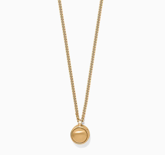 Contempo Nuevo Petite Dome Necklace Gold
