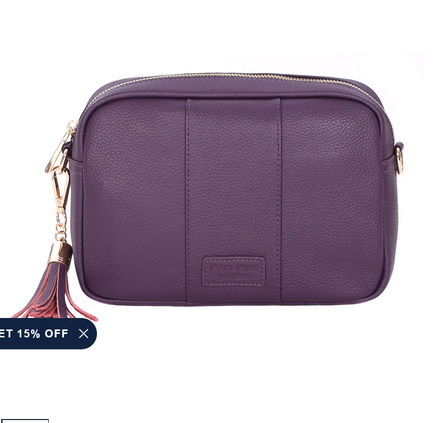 Pom Pom London City Bag Purple Nightshade